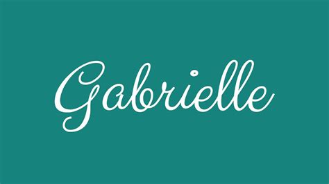 How to Write Gabby in Cursive: A Journey Through Curly Scripts