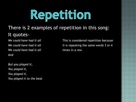 whats the chorus? what's the role of repetition in crafting memorable lyrics.